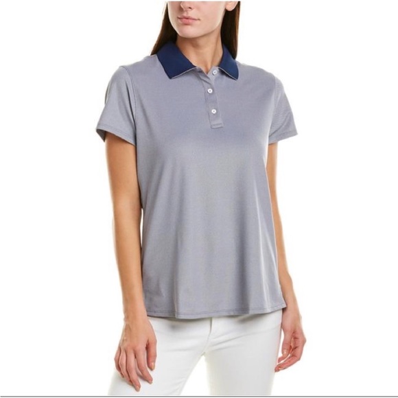 Vineyard Vines Performance Polo Shirt Silvery Blue Medium w MEASUREMENTS! - Picture 13 of 13